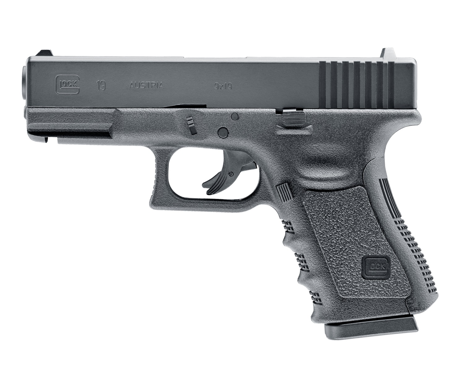 Пистолет пневматический Glock 19, к.4,5мм