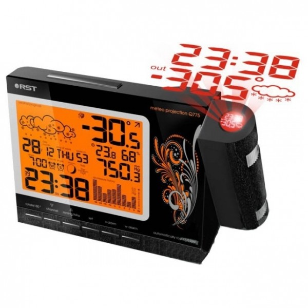 Погодная станция проекционная с термодатчиком