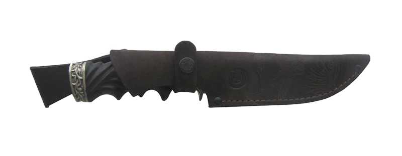 Нож Галеон дам. сталь литье резная рукоять