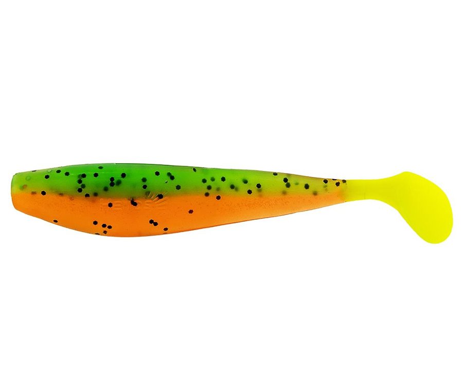 Виброхвост Zander 4", 10.2см, Pepper Green & Orange LT