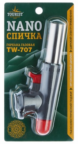 Резак газовый Tourist Nano TW-707, с пьезоподжигом